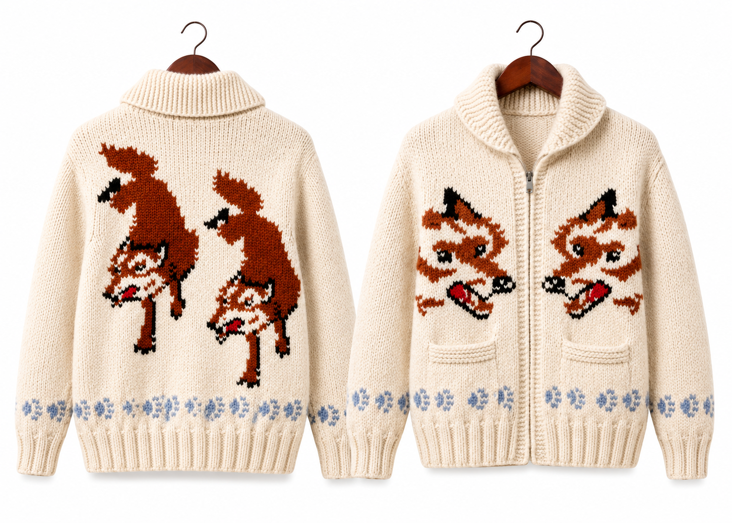 Everjacket Men’s Wool Blend Zip-Up Cardigan Sweater – Apricot